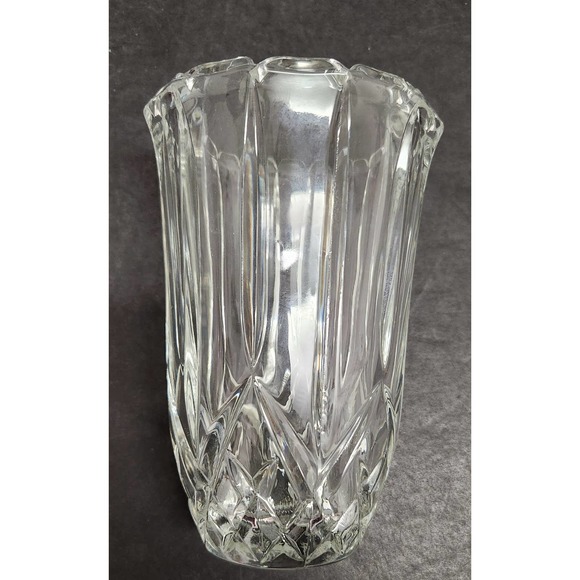 TOSCANY MUIRFIELD Lead Crystal Flower Vase - Picture 1 of 6